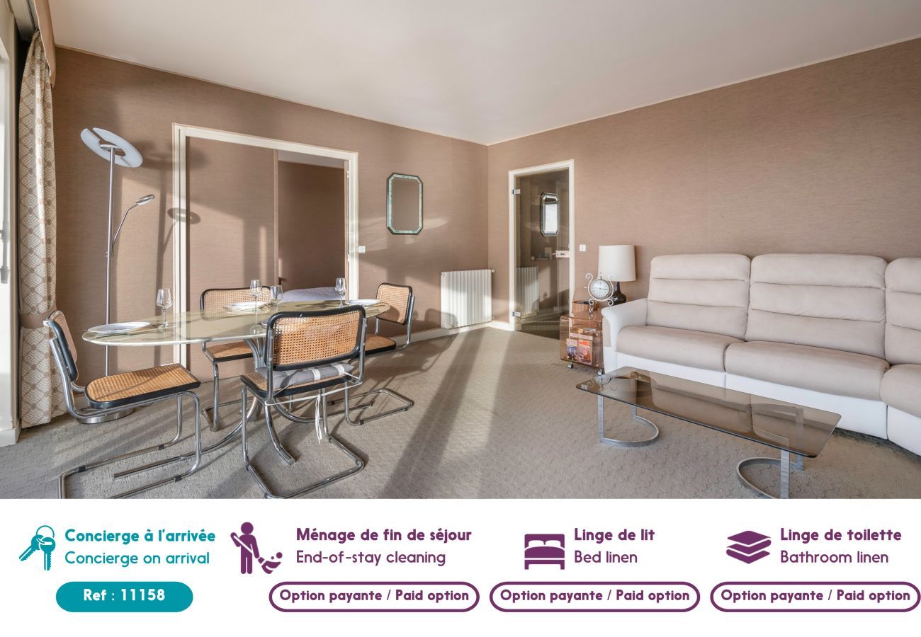 Apartamento en La Baule-Escoublac - Espléndida vista al mar y frente a la playa!