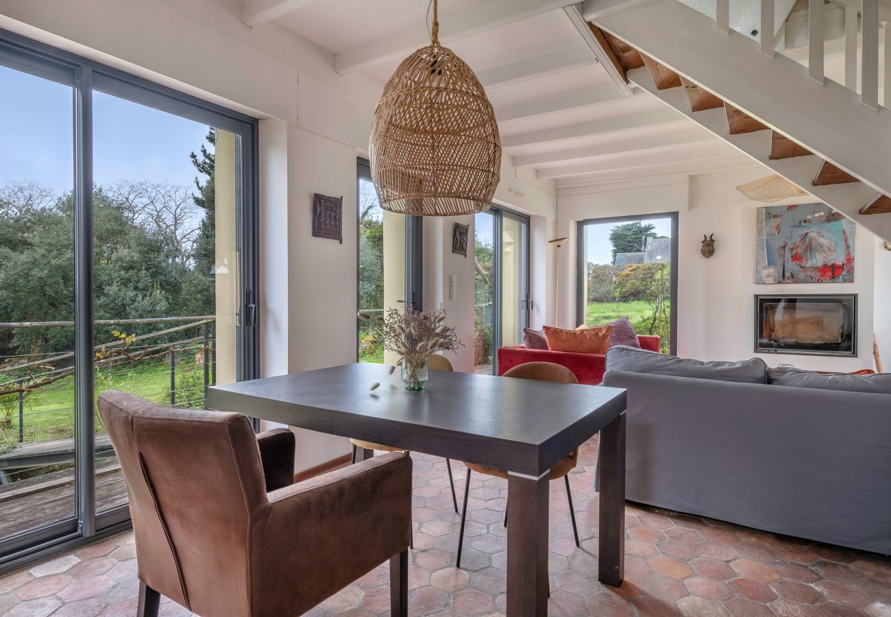 Casa en Arzon - Casa familiar para 8 con vistas al Golfo