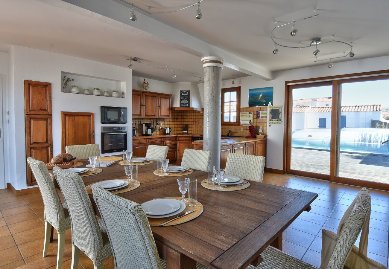 Casa en Noirmoutier-en-l´Ile - Casa para 11 - Piscina - Noirmoutier-en-L'île