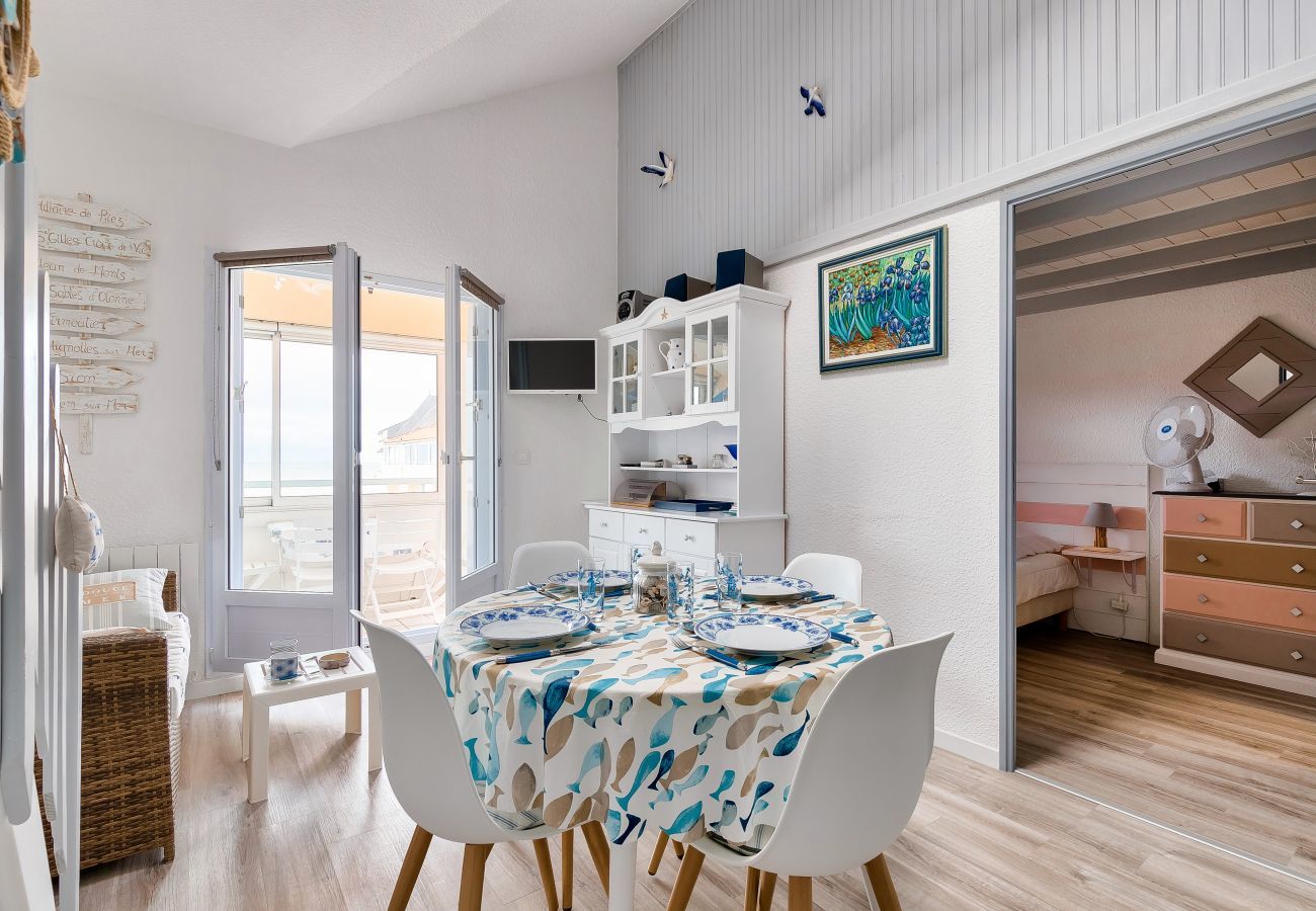 Apartamento en Saint-Hilaire-de-Riez - Frente al mar - Apartamento para 4 en la corniche
