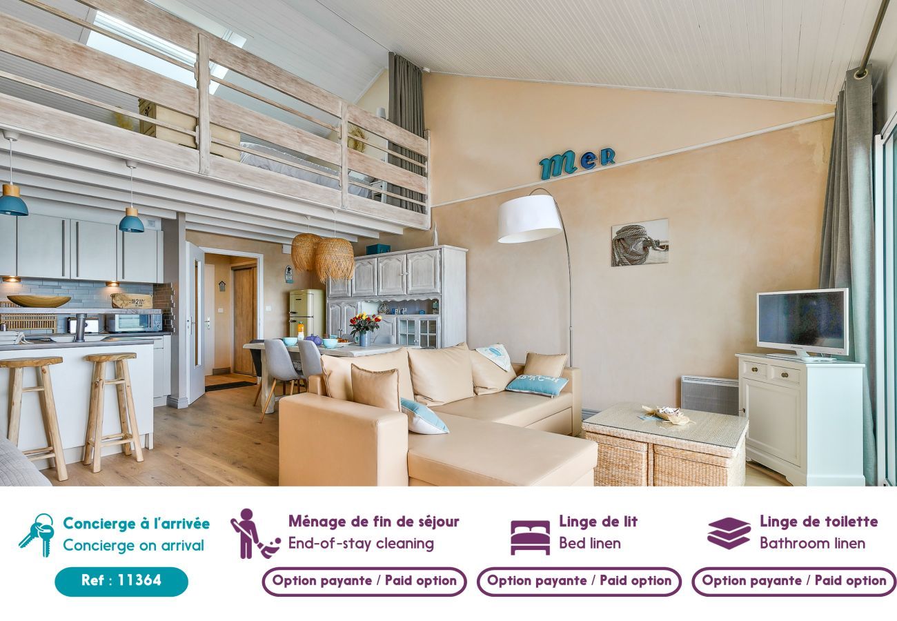 Apartamento en Noirmoutier-en-l´Ile - Frente al mar - Ubicación ideal - Piso para 5