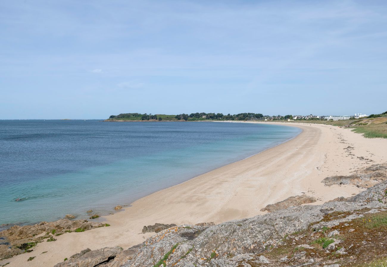 Apartamento en Arzon - Apartamento con vistas al mar, a pie de playas