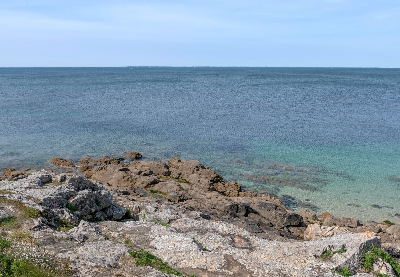 Apartamento en Arzon - Apartamento con vistas al mar, a pie de playas