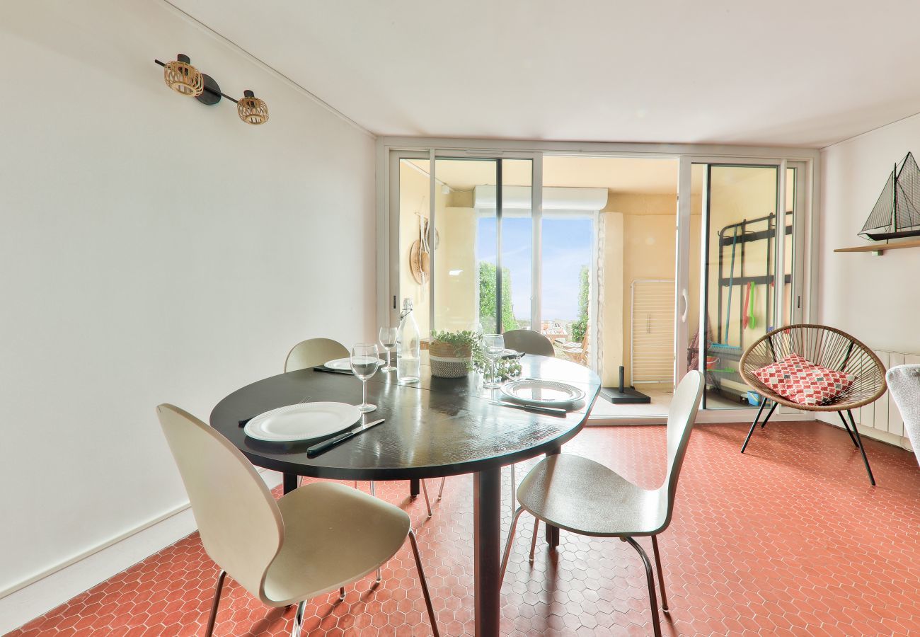 Apartamento en Arzon - Apartamento con vistas al mar, a pie de playas