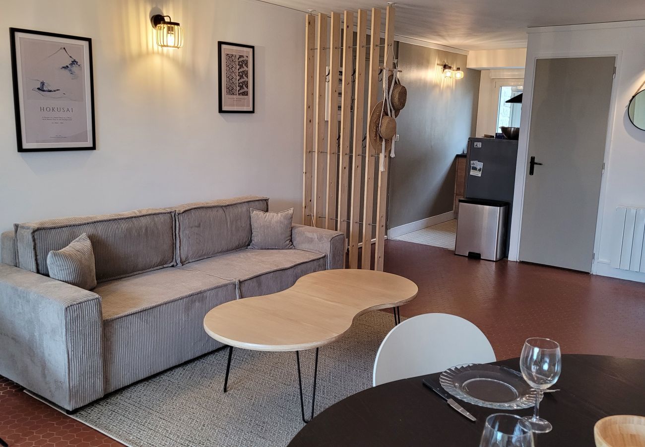 Apartamento en Arzon - Apartamento con vistas al mar, a pie de playas
