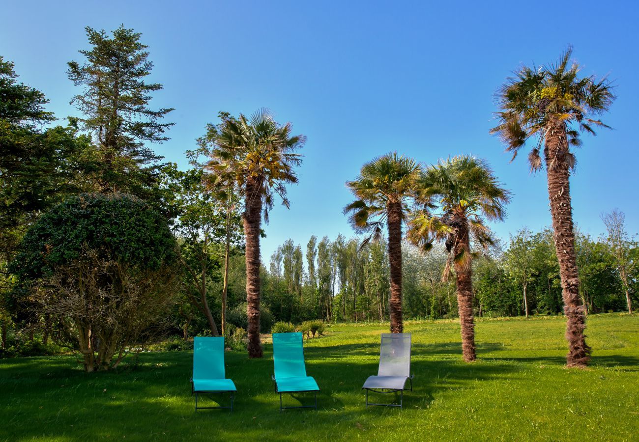 Casa en Plovan - Casa grande y parque para 10 con su familia
