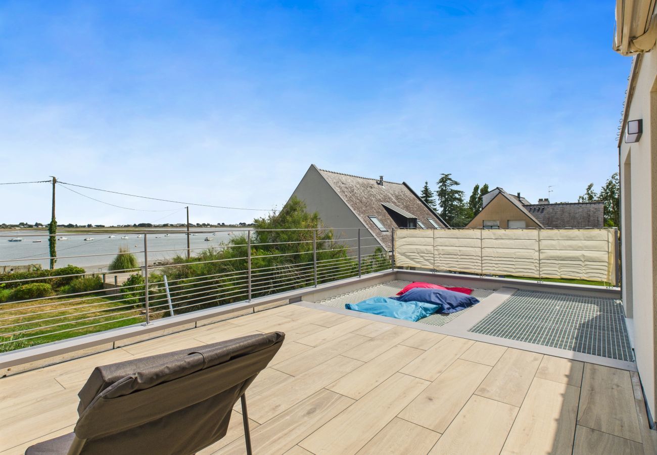 Casa en Le Tour-du-Parc - Vista al mar excepcional – 10 adultos, 4 niños