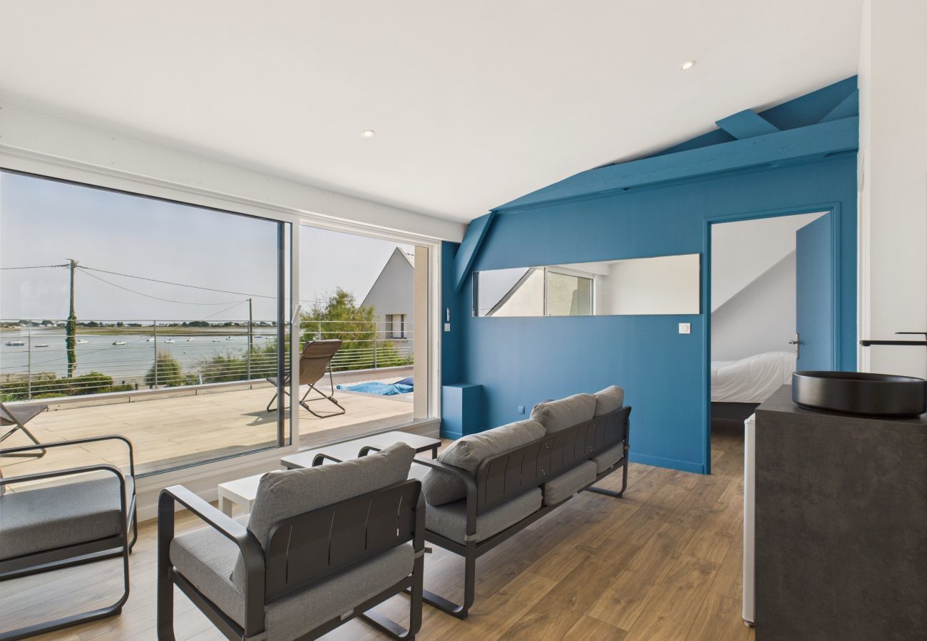 Casa en Le Tour-du-Parc - Vista al mar excepcional – 10 adultos, 4 niños