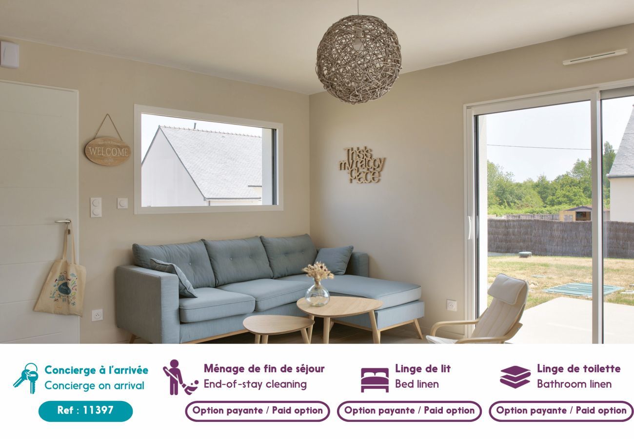 Casa en Plobannalec-Lesconil - Casa para 8 con jardín a 1km de la playa