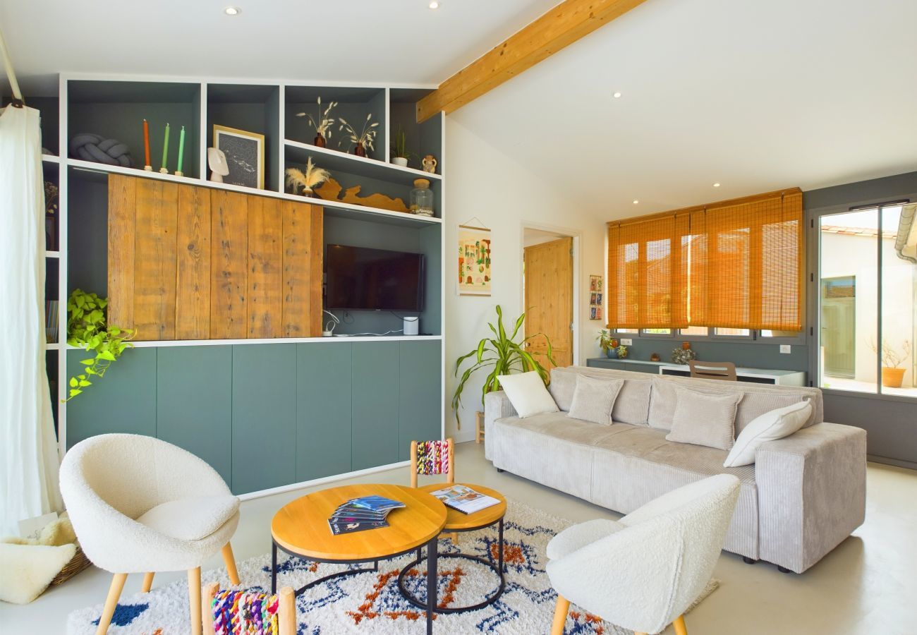 Casa en Rivedoux-Plage - Villa con piscina climatizada y jardín