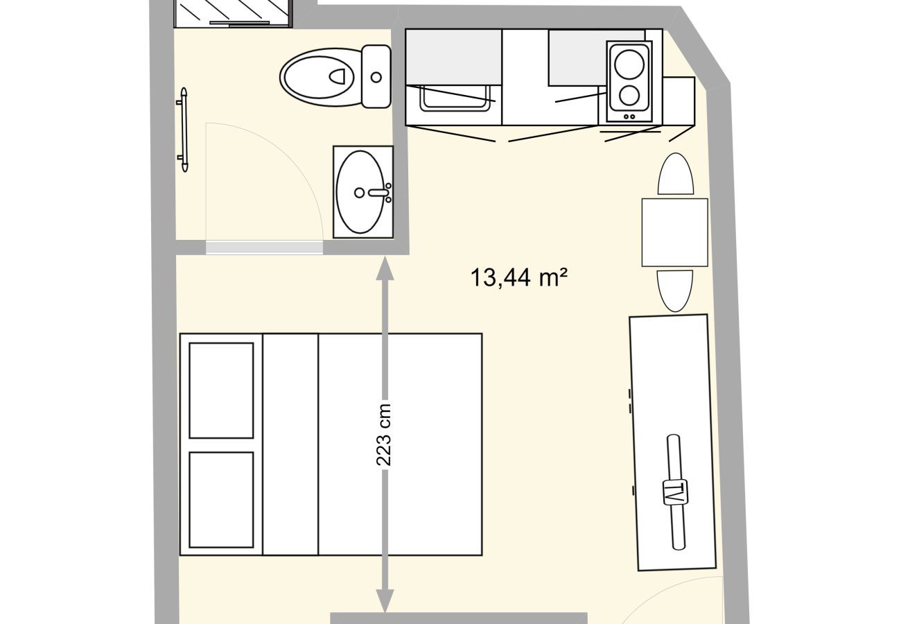 Estudio en Saint-Martin-de-Ré - La Suite 24 - Port St-Martin-de-Ré- Estudio terraza