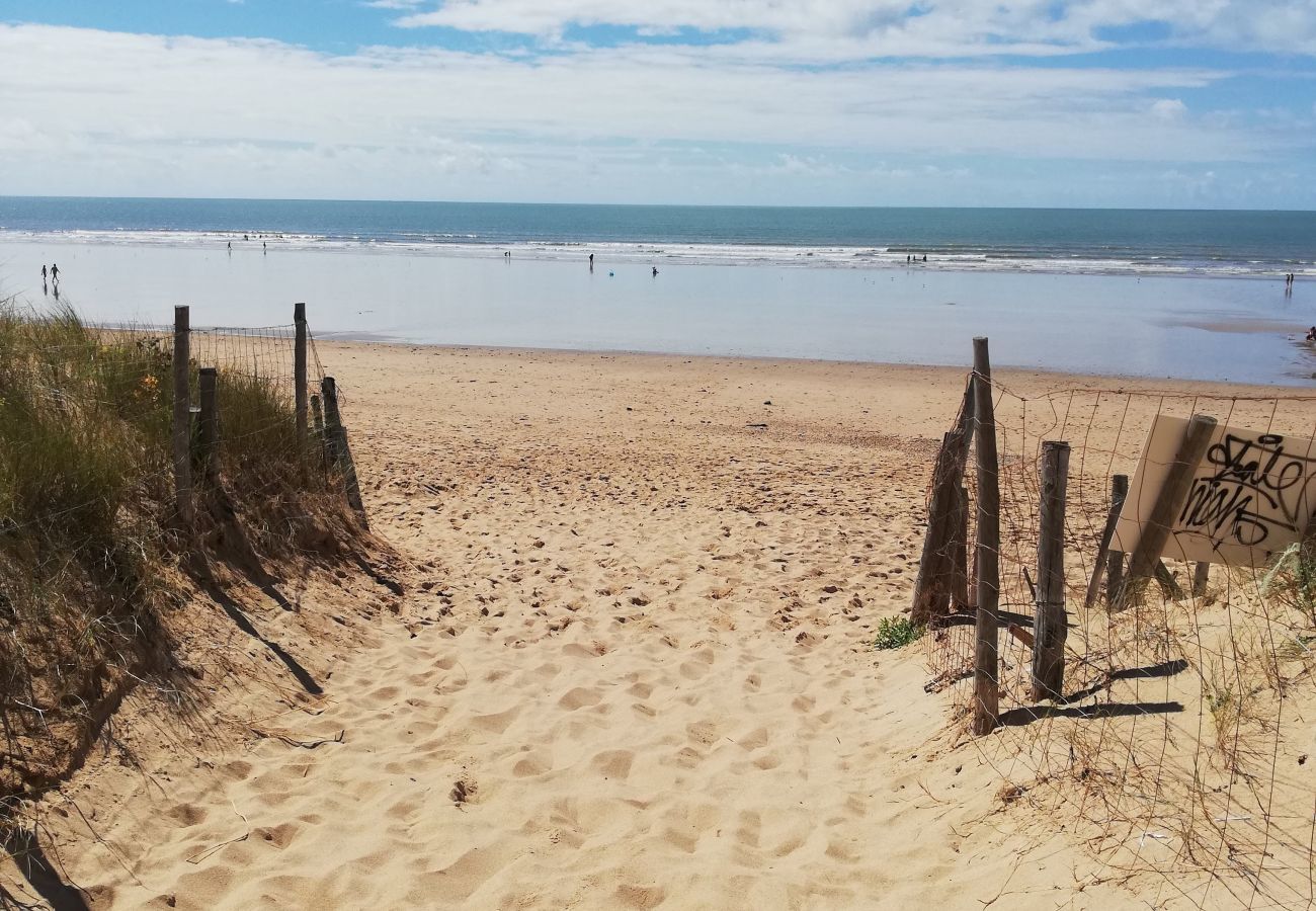 Apartamento en Saint-Hilaire-de-Riez - A 100 m de la playa de Mouettes, piso para 4