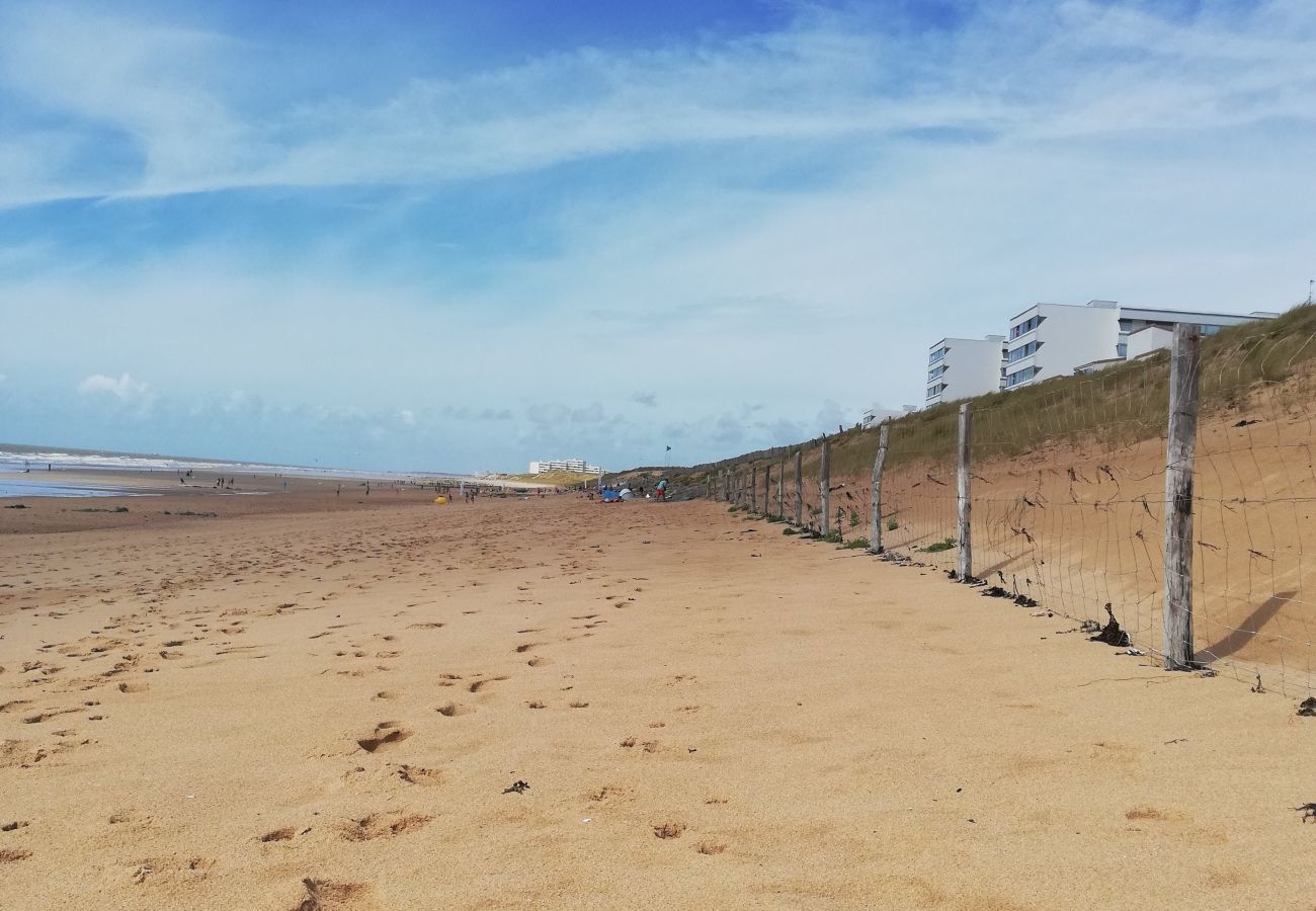 Apartamento en Saint-Hilaire-de-Riez - A 100 m de la playa de Mouettes, piso para 4