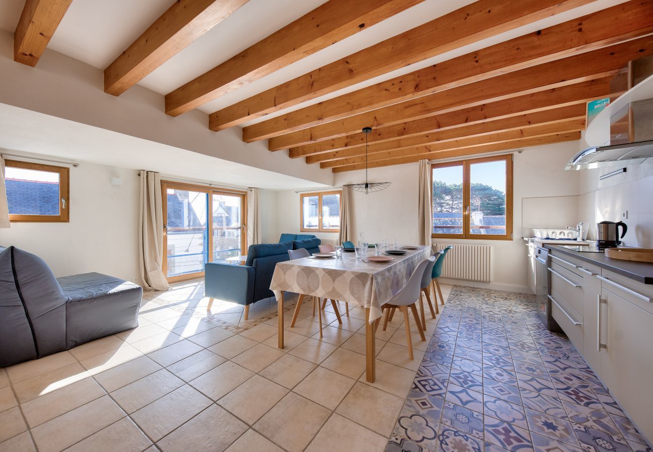 Casa en Saint-Pierre-Quiberon - Vista al mar - Casa para 7 con balcón