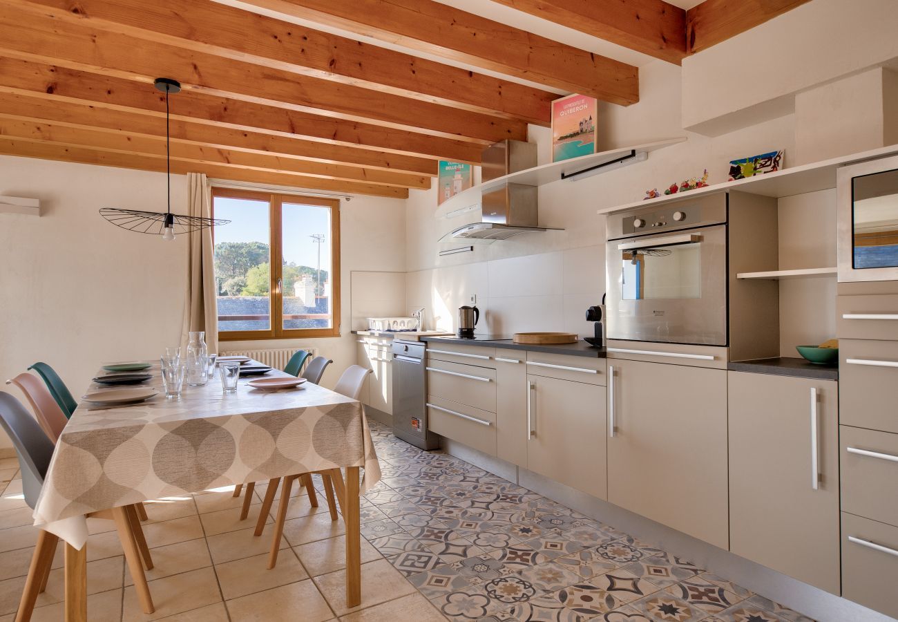 Casa en Saint-Pierre-Quiberon - Vista al mar - Casa para 7 con balcón