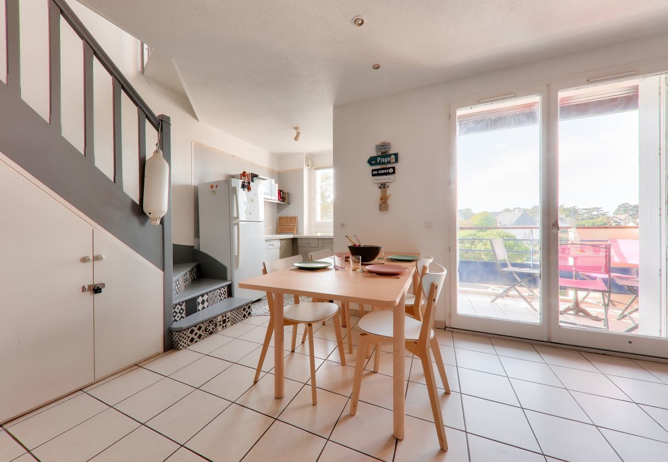 Apartamento en Arzon - Piso para 6 - 400m plage du Fogeo - Balcon