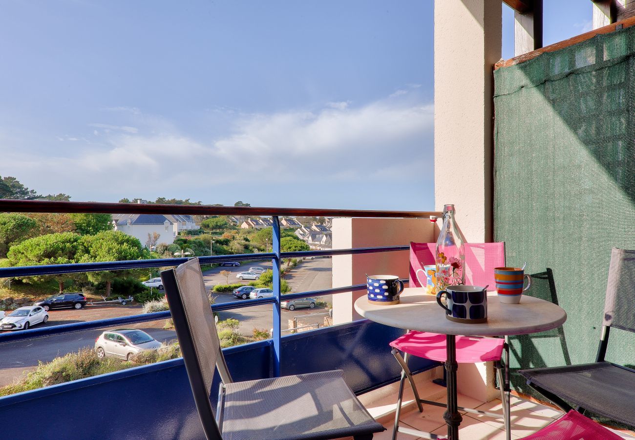 Apartamento en Arzon - Piso para 6 - 400m plage du Fogeo - Balcon