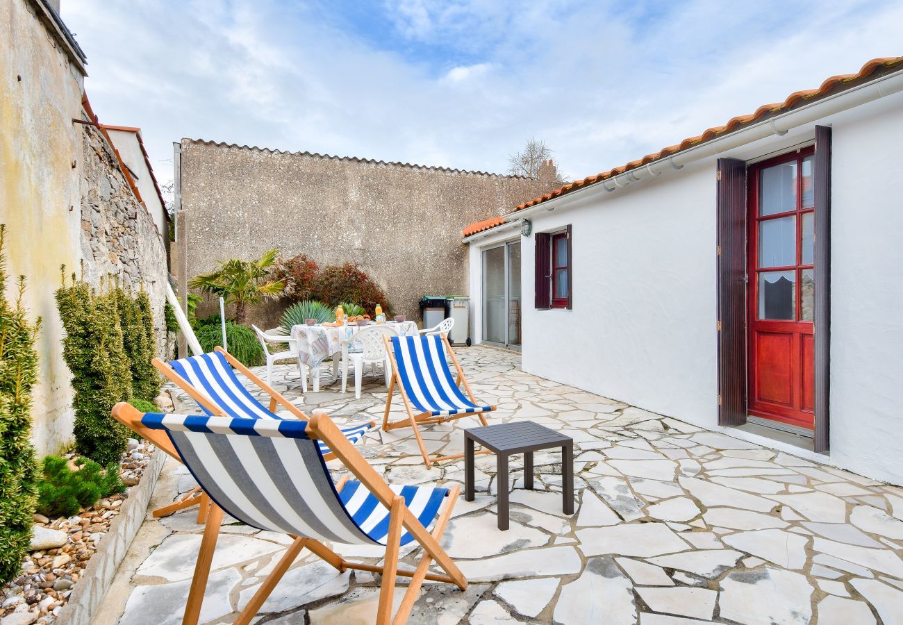 Casa en Noirmoutier-en-l´Ile - Centro ciudad - Casa para 4 con bonito patio