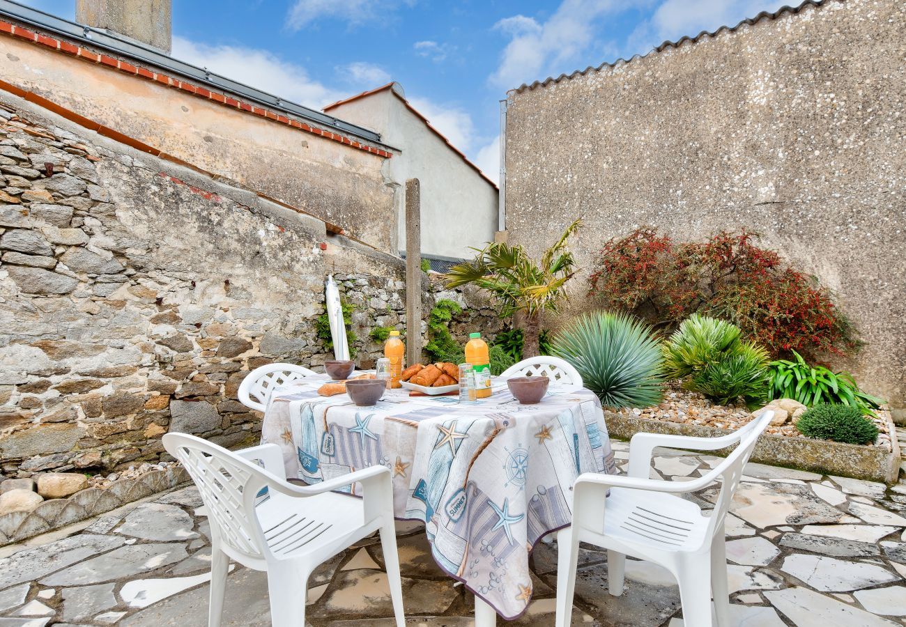 Casa en Noirmoutier-en-l´Ile - Centro ciudad - Casa para 4 con bonito patio