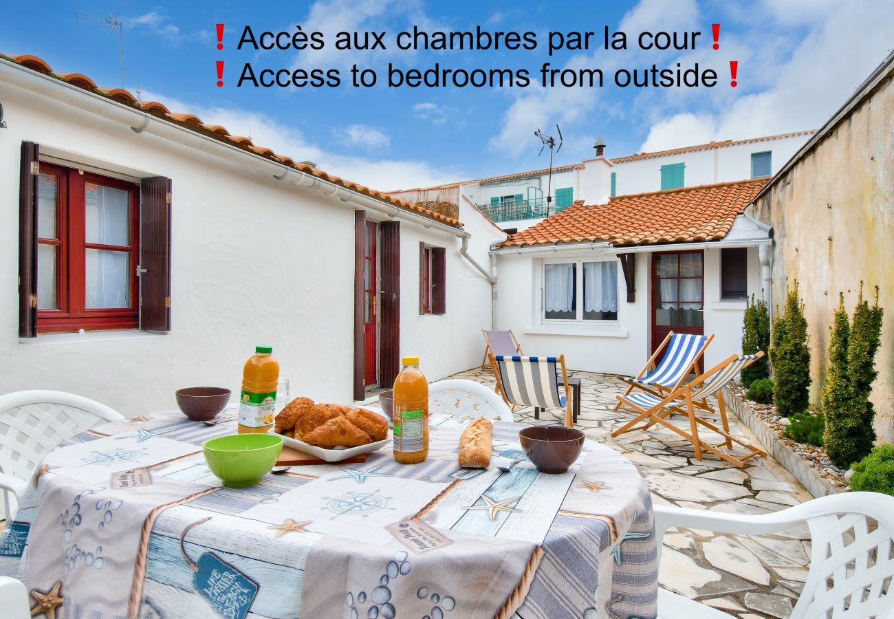 Casa en Noirmoutier-en-l´Ile - Centro ciudad - Casa para 4 con bonito patio