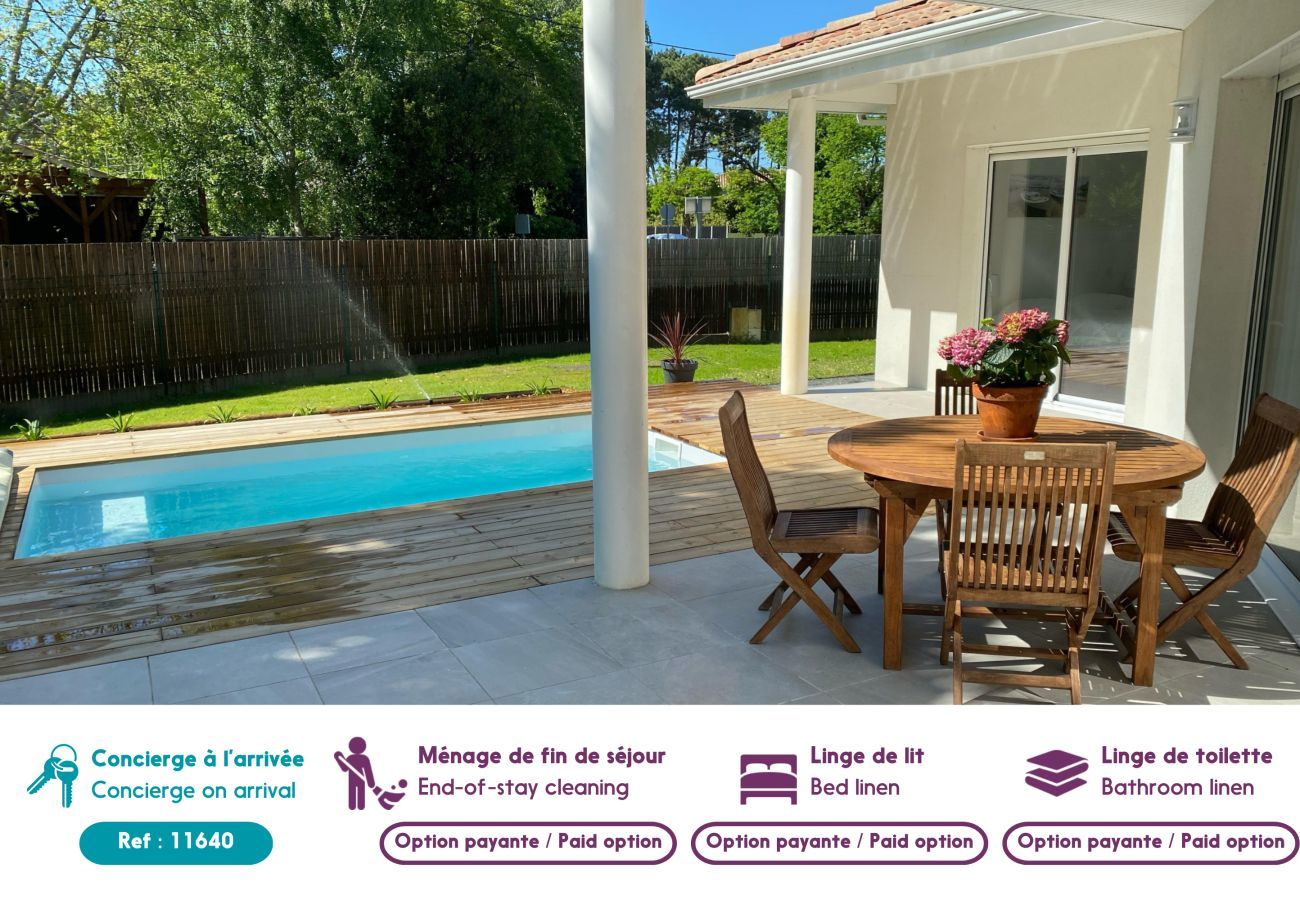 Casa en Arès -  Casa para 6 - Piscina - 150m de la playa en Arès