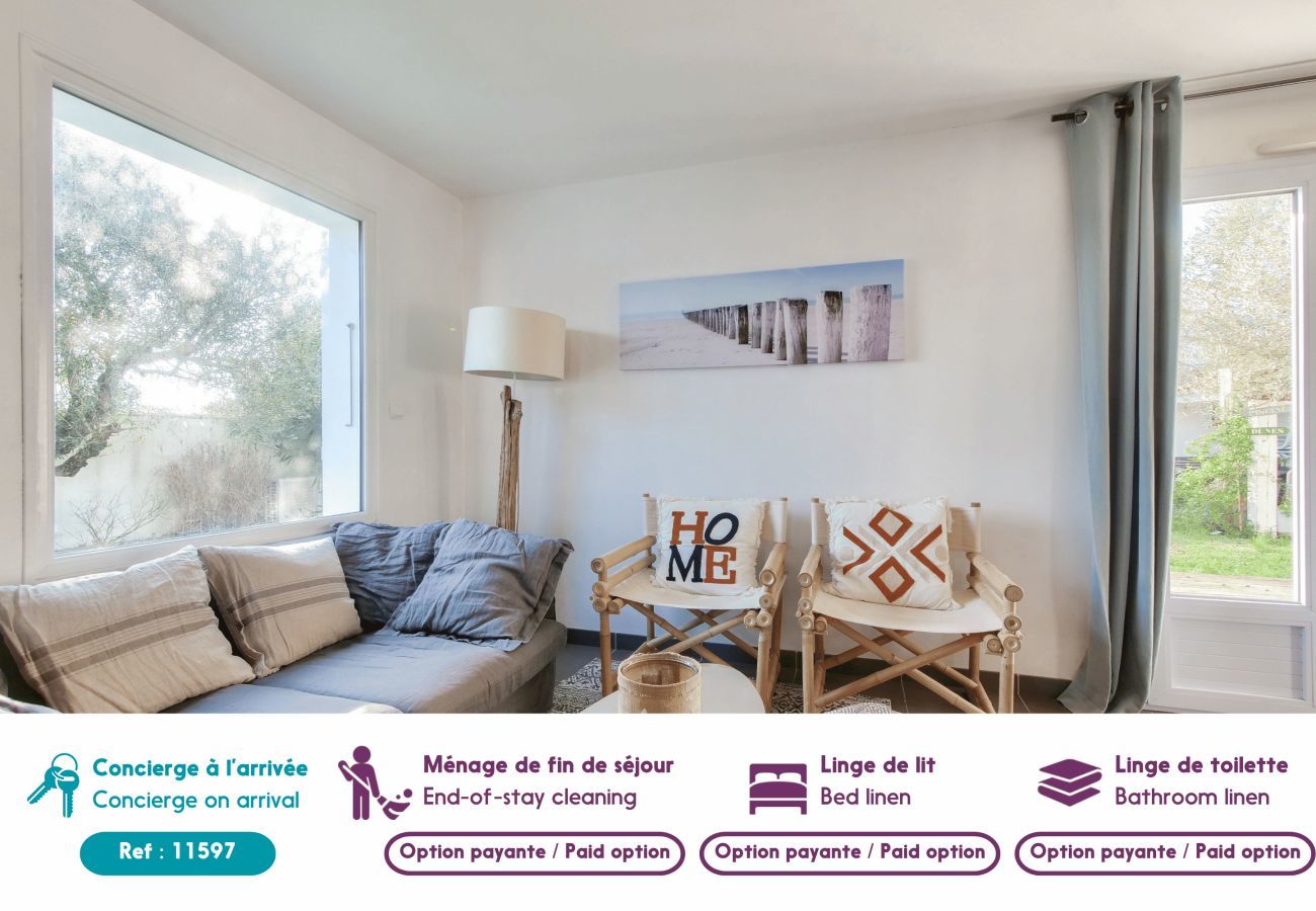 Casa en Saint-Martin-de-Ré - Casa con piscina para 4 adultos y 2 niños