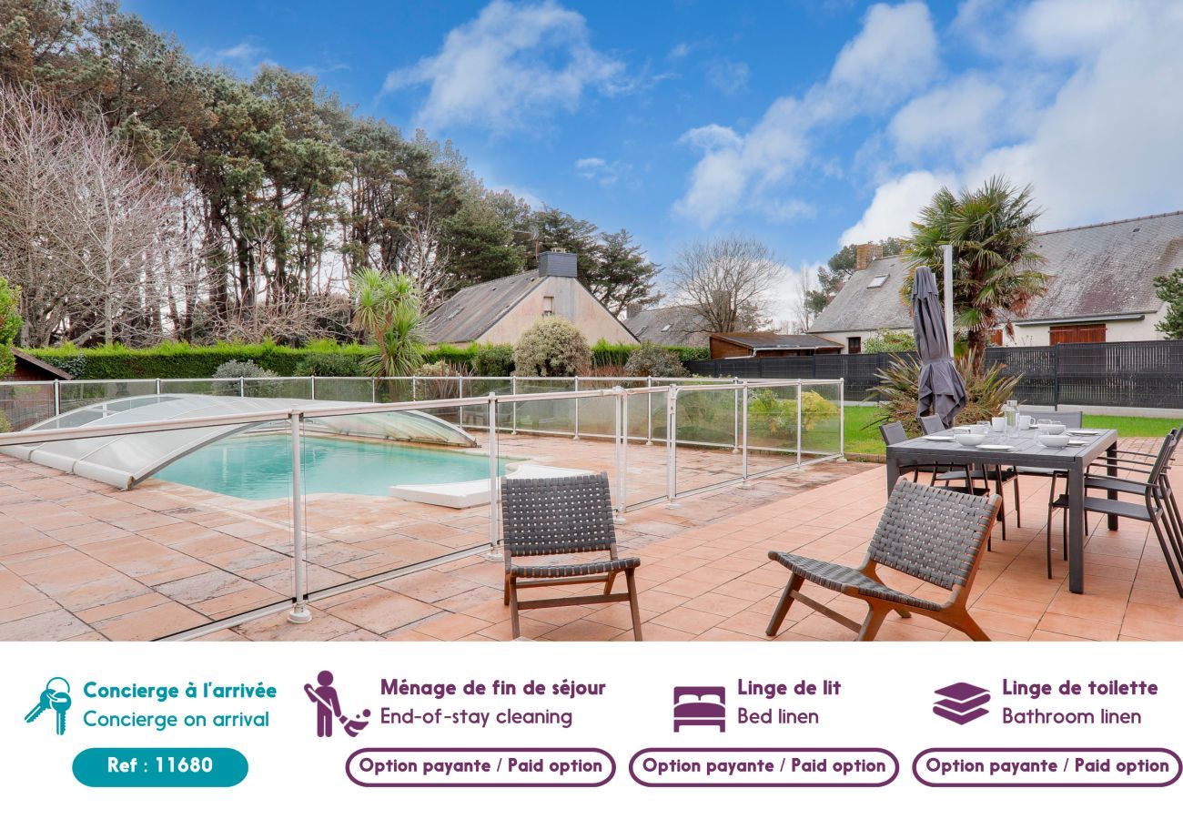 Casa en Arzon - Playas, piscina y relax para 8 personas - Arzon