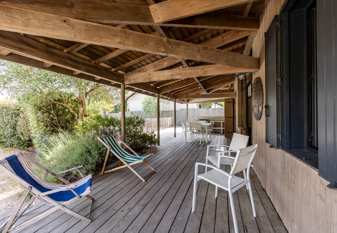 Casa en Andernos-les-Bains - A 400m de la playa, casa para 12 con piscina