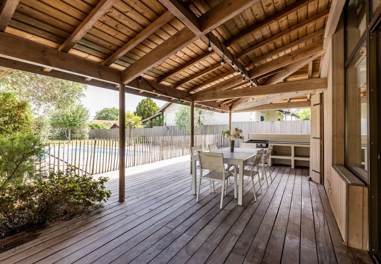 Casa en Andernos-les-Bains - A 400m de la playa, casa para 12 con piscina