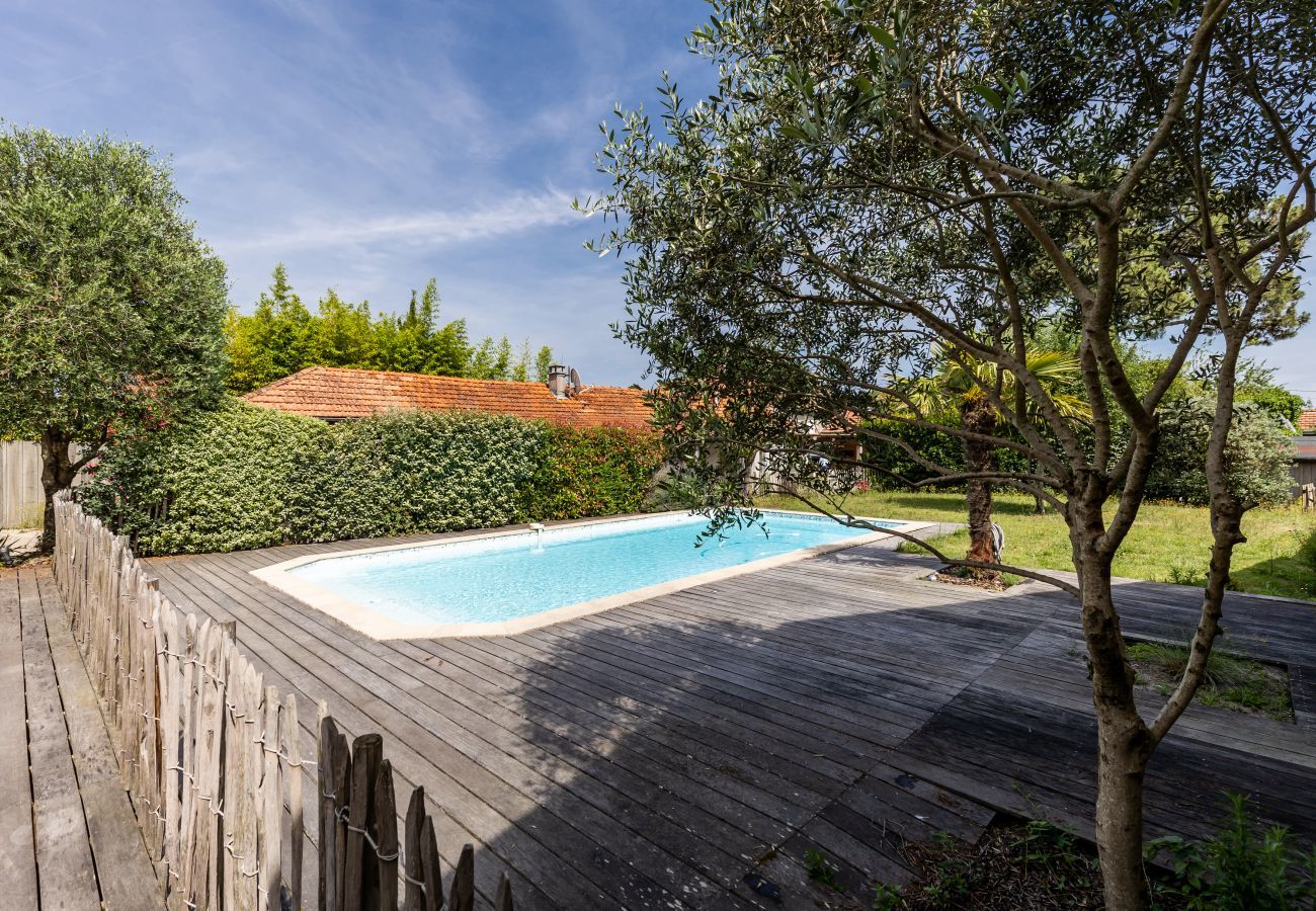 Casa en Andernos-les-Bains - A 400m de la playa, casa para 12 con piscina