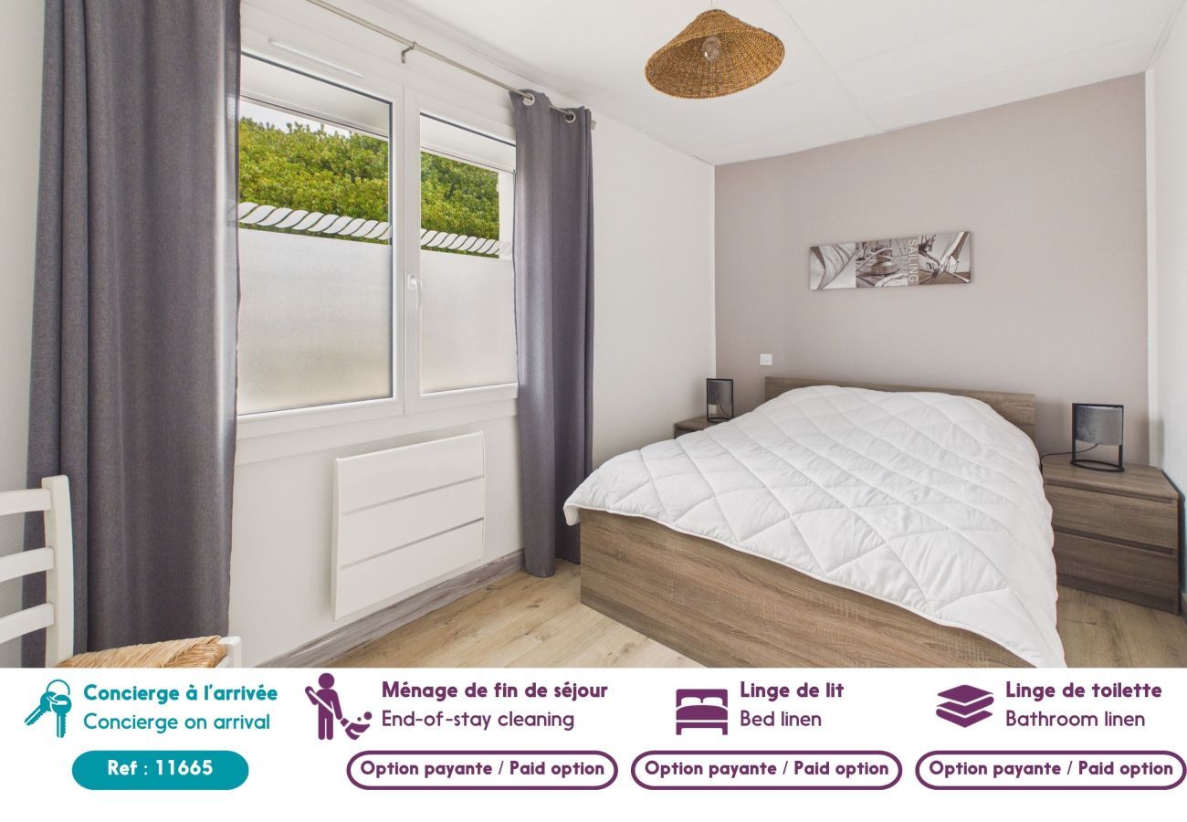 Apartamento en Préfailles -  Apartamento para 4 con gran jardín