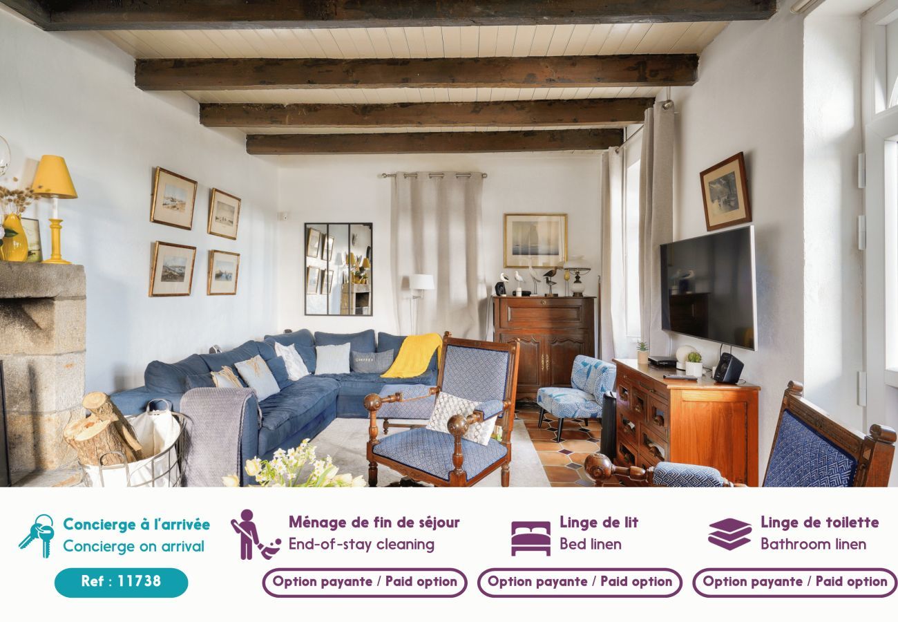 Casa en Loctudy - Dirección excepcional para 4 en la isla de Queffen
