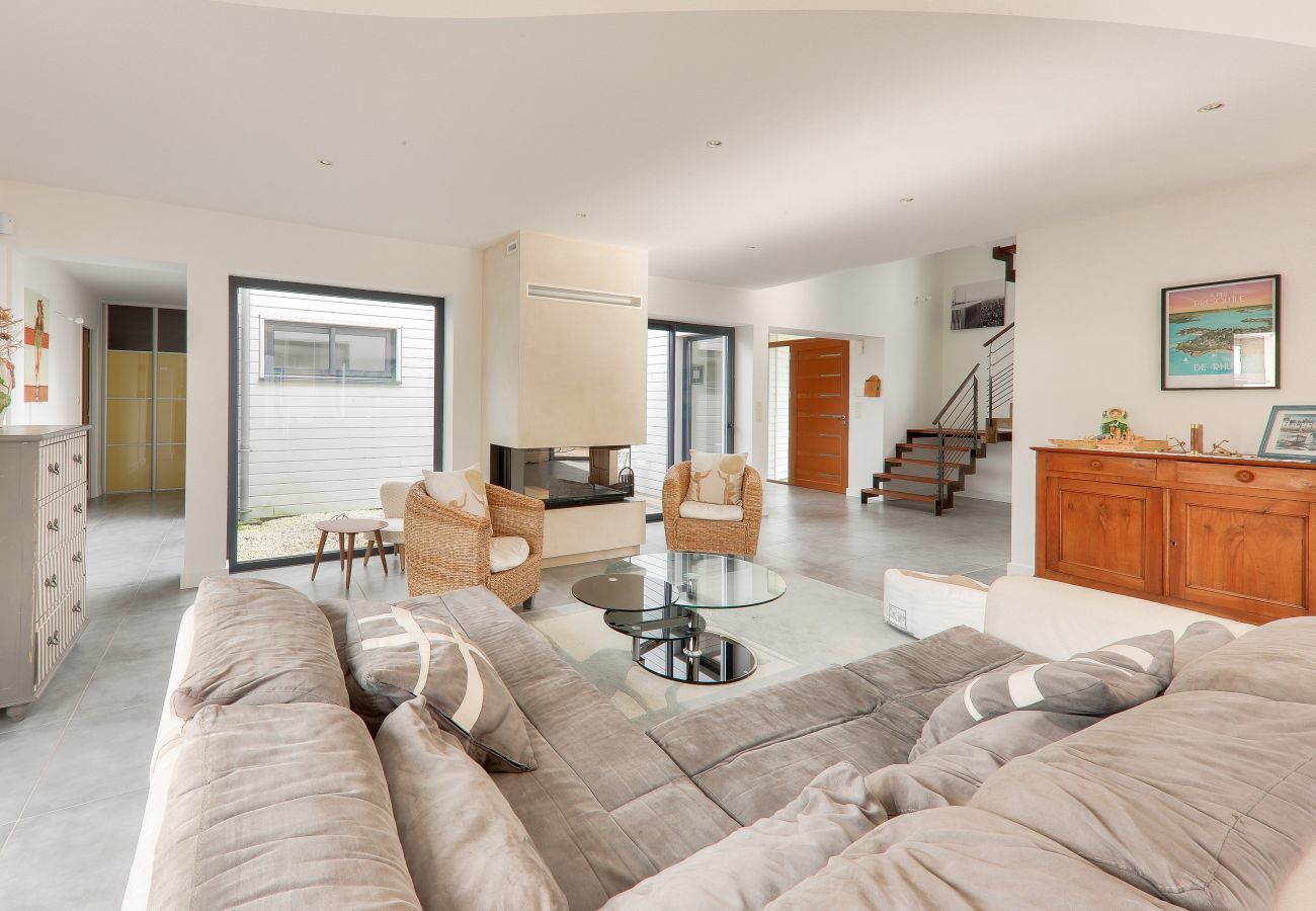Casa en Saint-Armel - Casa con piscina para diez personas