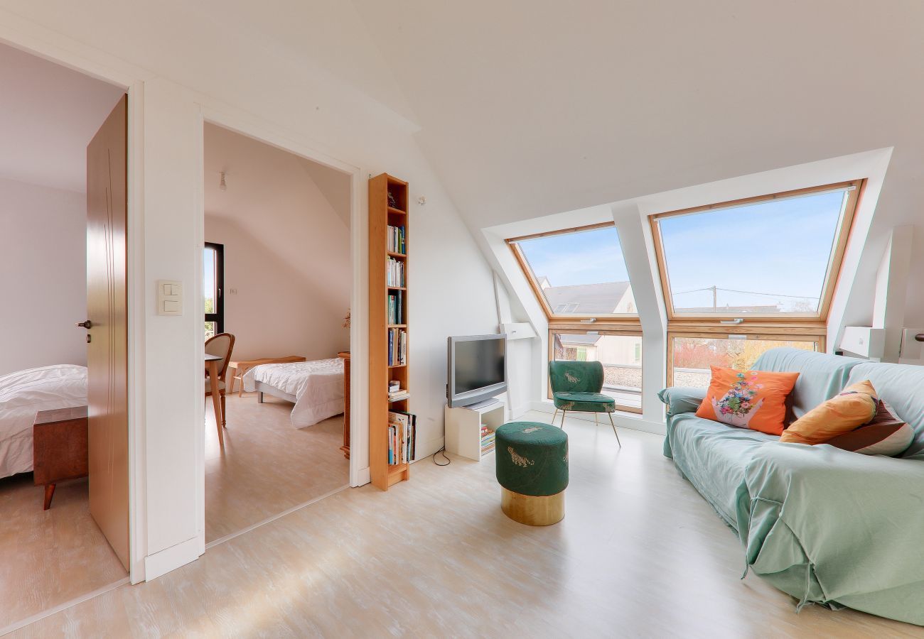 Casa en Saint-Armel - Casa con piscina para diez personas