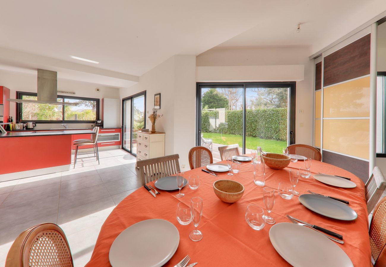 Casa en Saint-Armel - Casa con piscina para diez personas