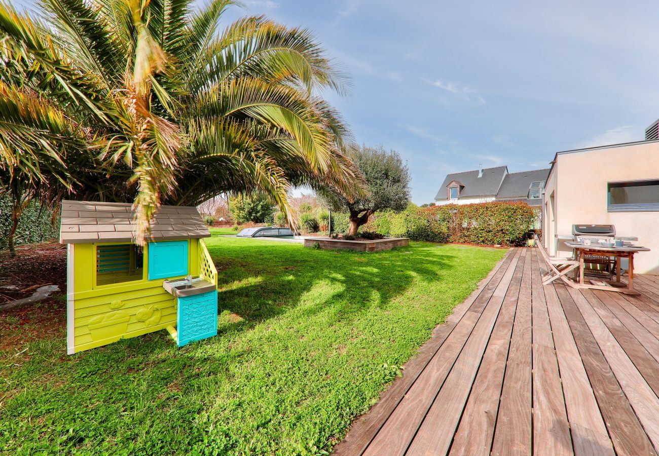 Casa en Saint-Armel - Casa con piscina para diez personas