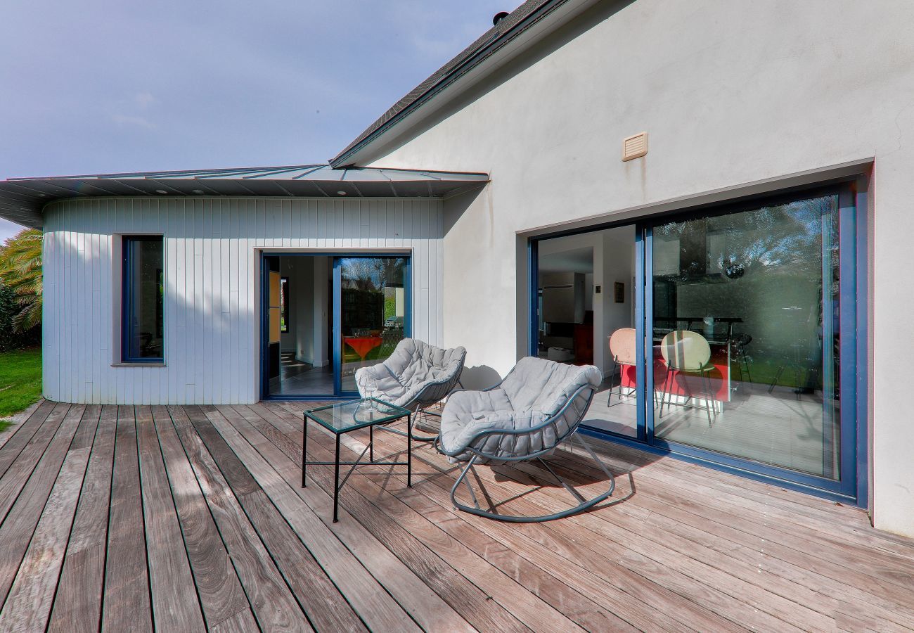 Casa en Saint-Armel - Casa con piscina para diez personas