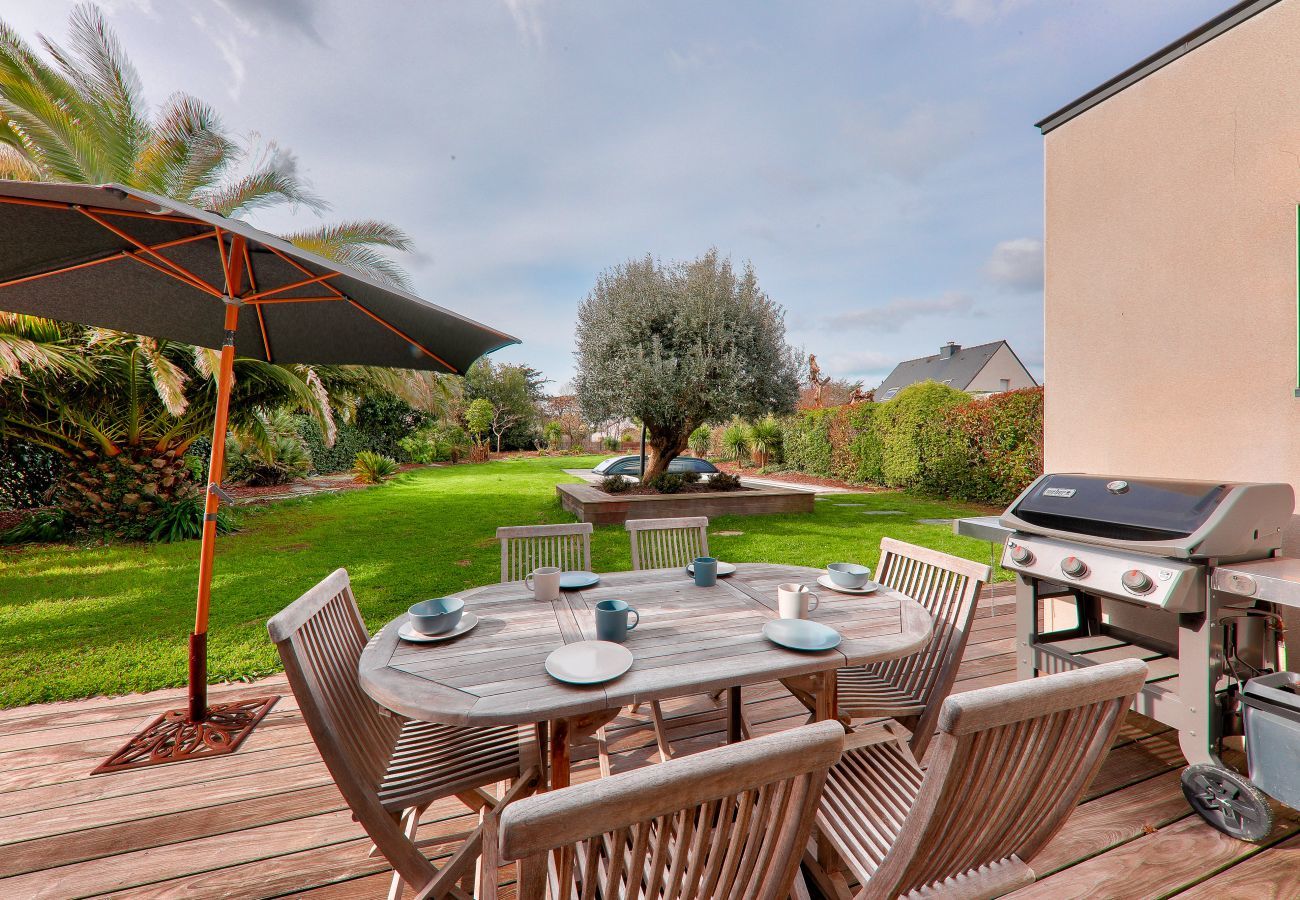 Casa en Saint-Armel - Casa con piscina para diez personas