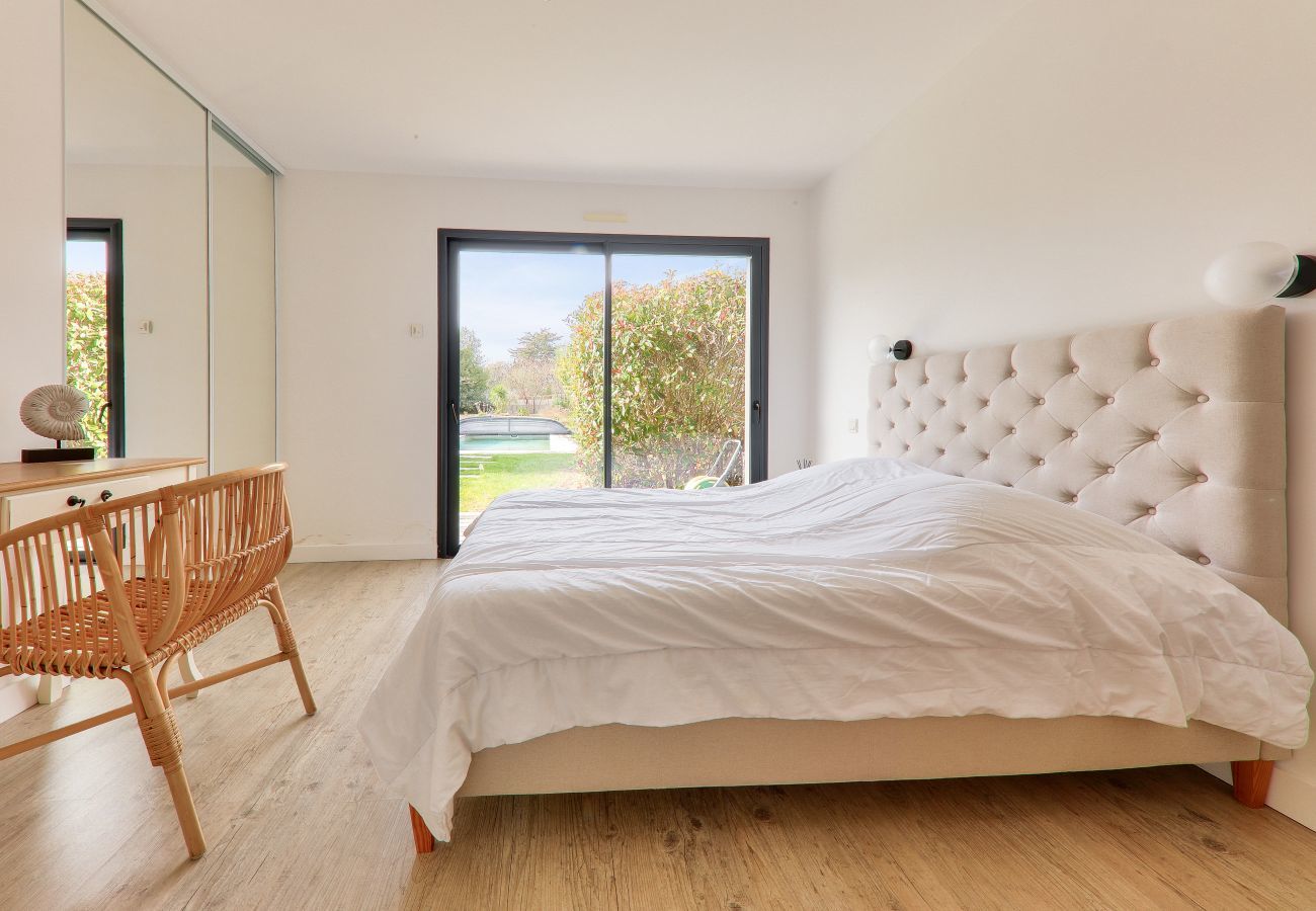 Casa en Saint-Armel - Casa con piscina para diez personas