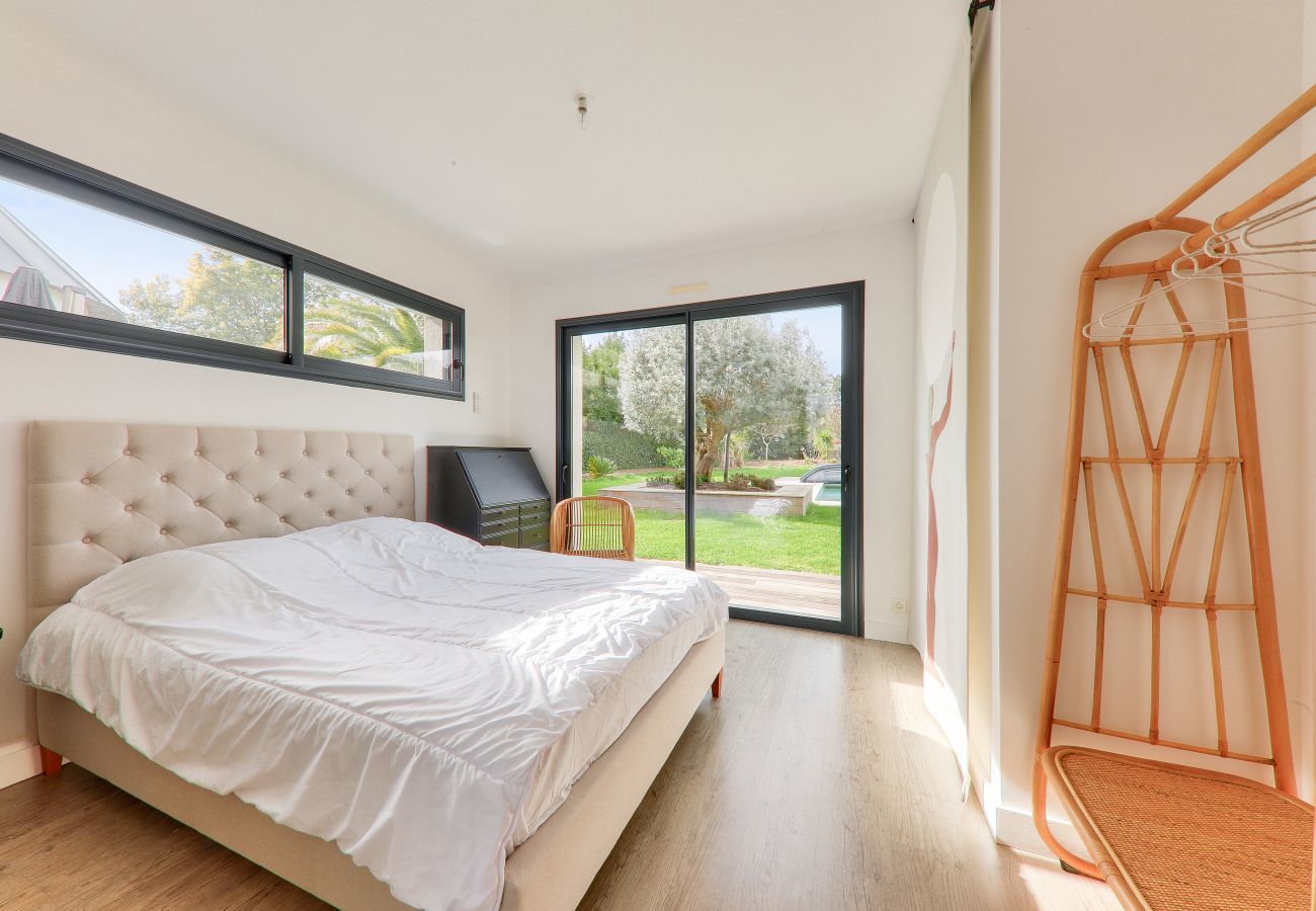 Casa en Saint-Armel - Casa con piscina para diez personas
