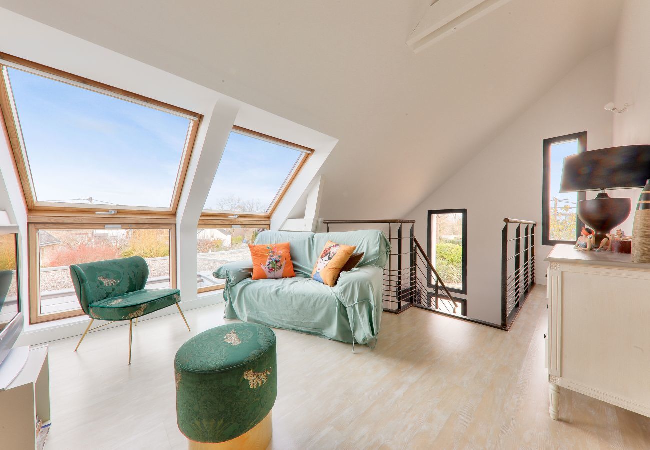 Casa en Saint-Armel - Casa con piscina para diez personas