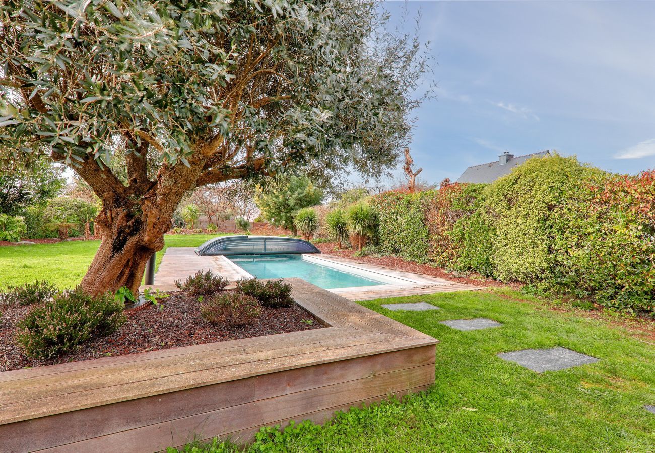 Casa en Saint-Armel - Casa con piscina para diez personas