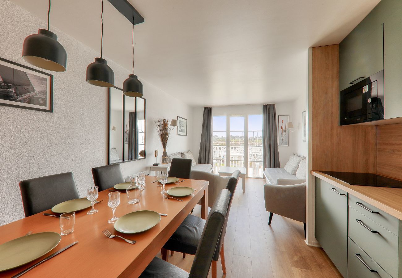 Apartamento en Arzon - Relax, vistas del puerto de Arzon - Piscina