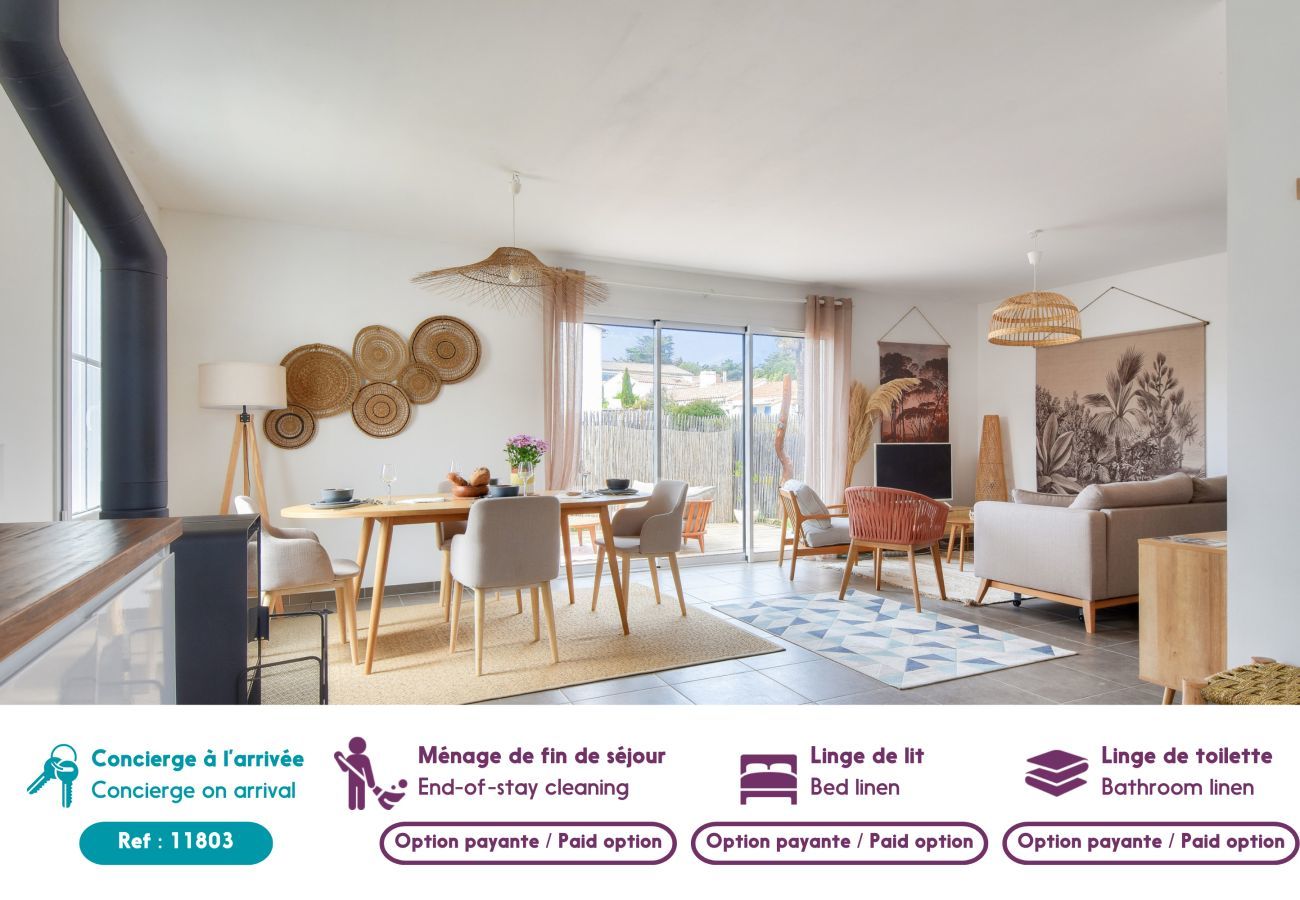 Casa en Barbâtre - Casa para 4 - jardín - 600m de la playa