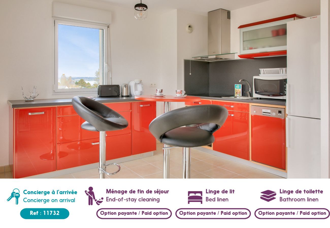 Apartamento en Fouesnant -  Cerca de playas y comercios, apartamento para 4
