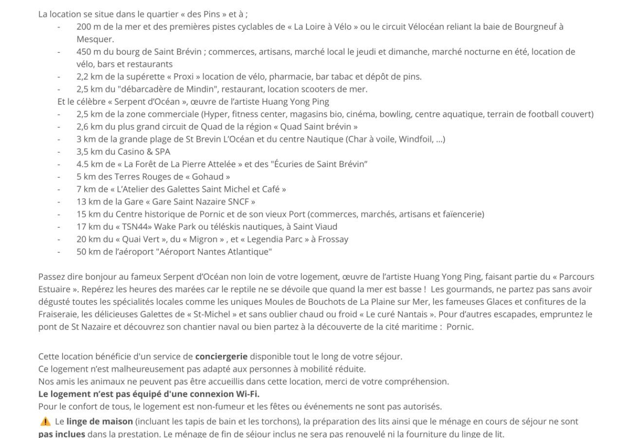 Casa en Saint-Brevin-les-Pins - Casa familiar para 8 personas en St Brévin - cerca de la playa