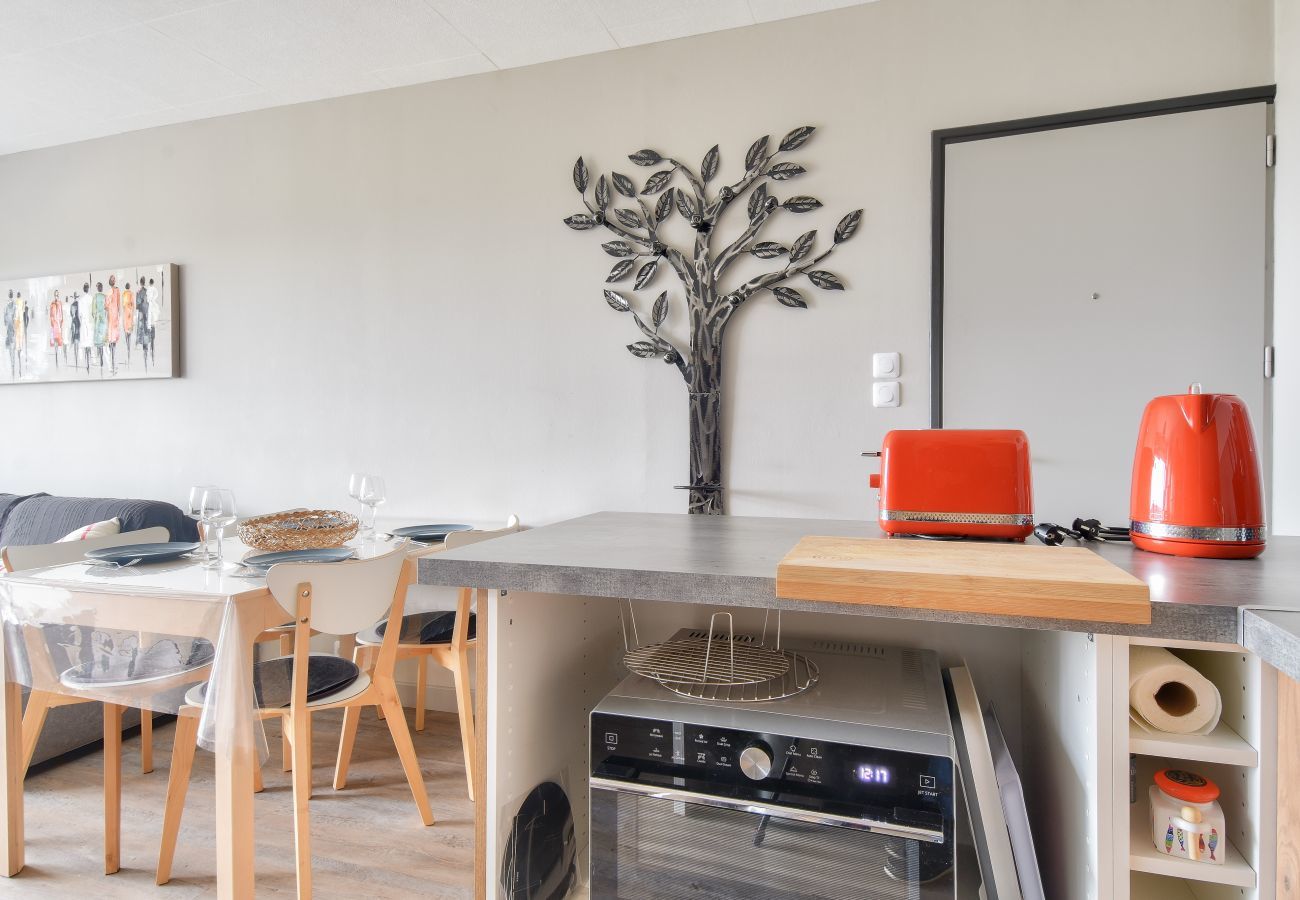 Apartamento en Saint-Hilaire-de-Riez - Piso para 4, vista al mar y justo en el agua