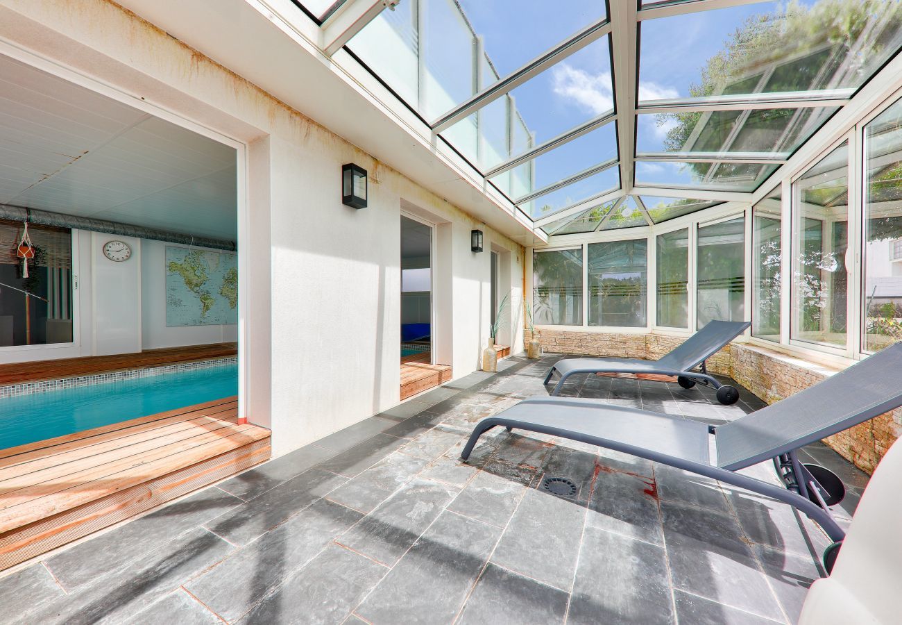Casa en Le Tour-du-Parc - Piscina cubierta climatizada - criaderos de ostras