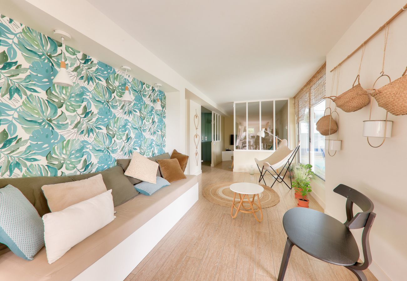 Casa en Le Tour-du-Parc - Piscina cubierta climatizada - criaderos de ostras