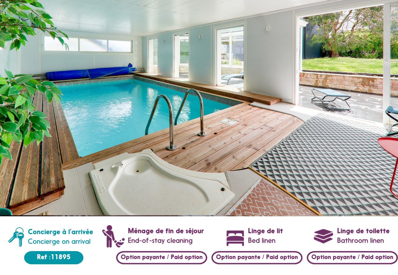 Casa en Le Tour-du-Parc - Piscina cubierta climatizada - criaderos de ostras